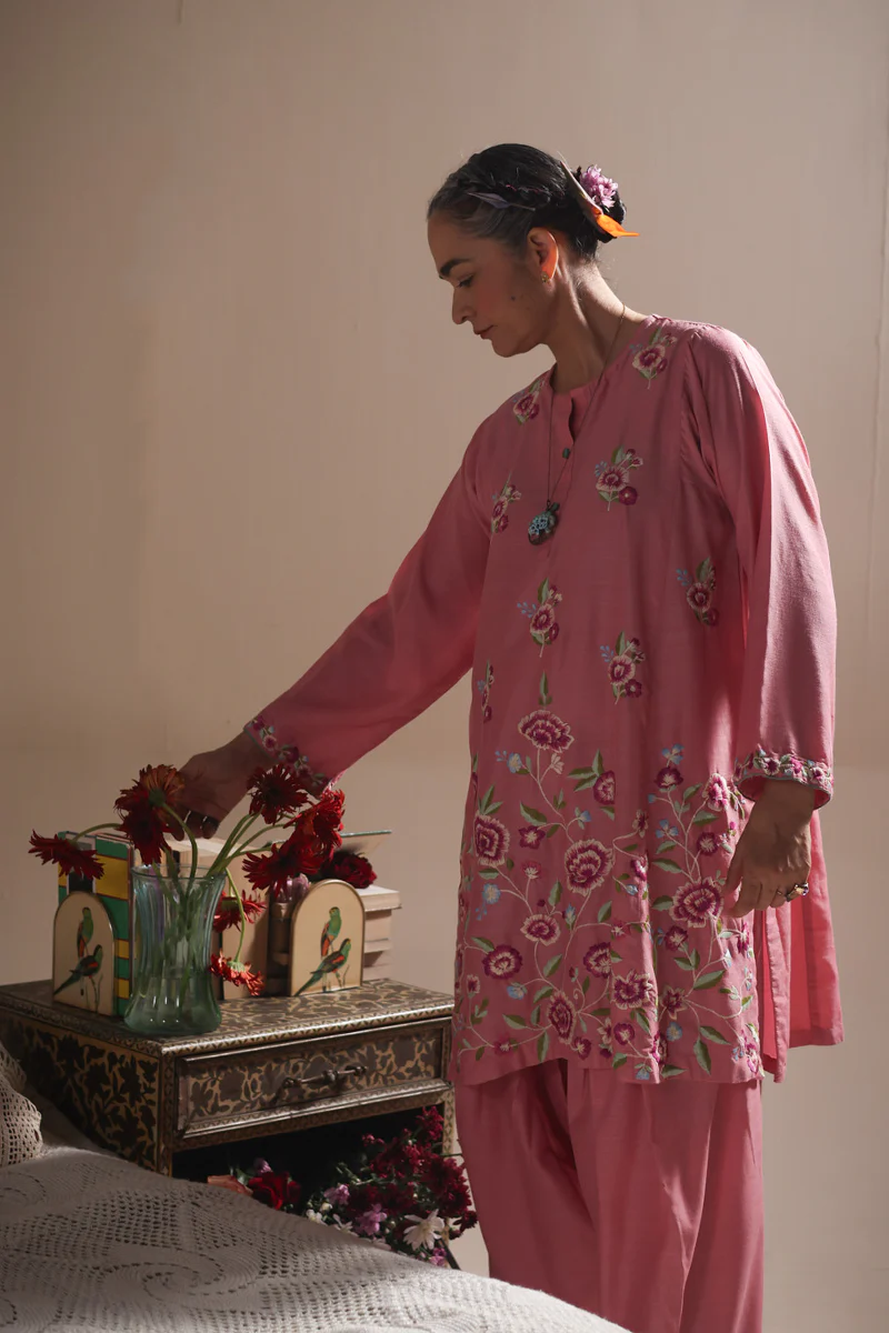 Floral Splendor Embroidered Set - Image 8