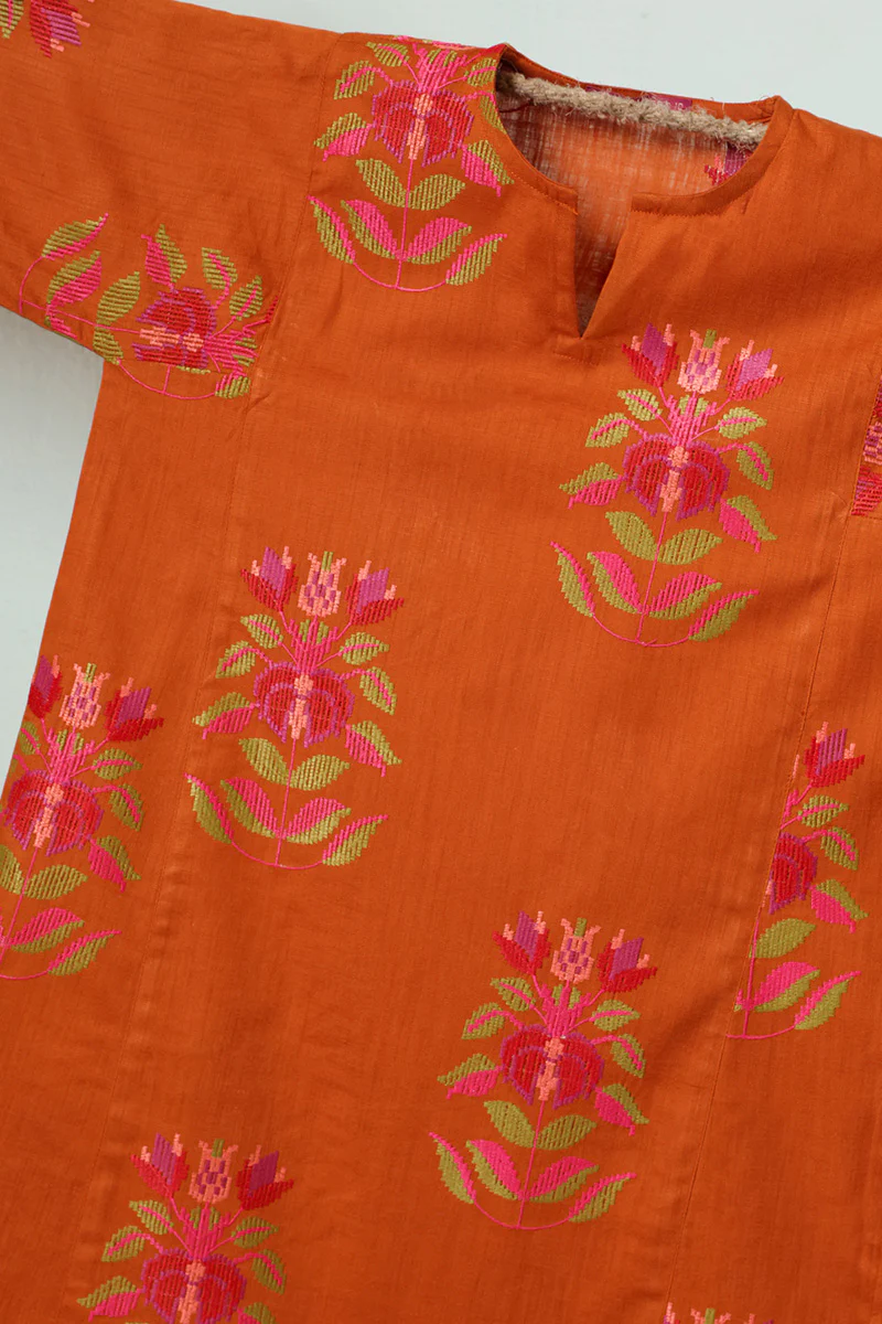 Embroidered Pixel Play Kurta - Image 20