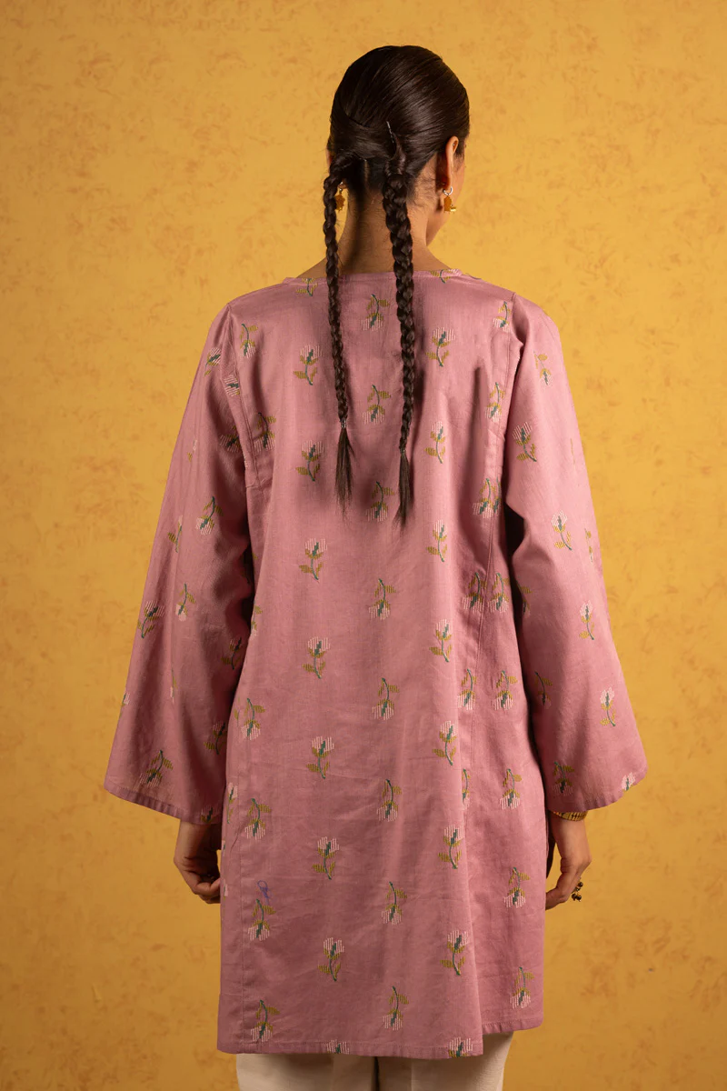 Embroidered Pixel Play Kurta - Image 9