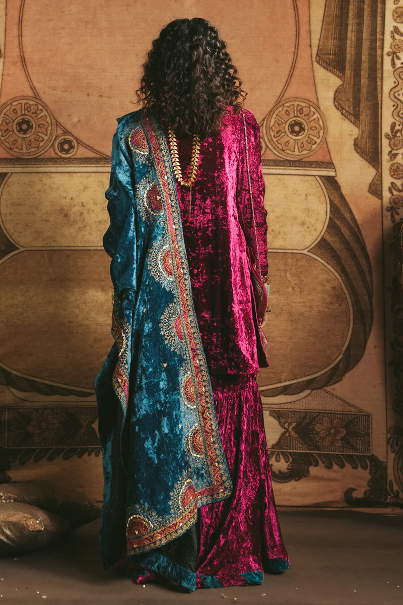 Zeenat Bahaar Gharara Set - Image 4