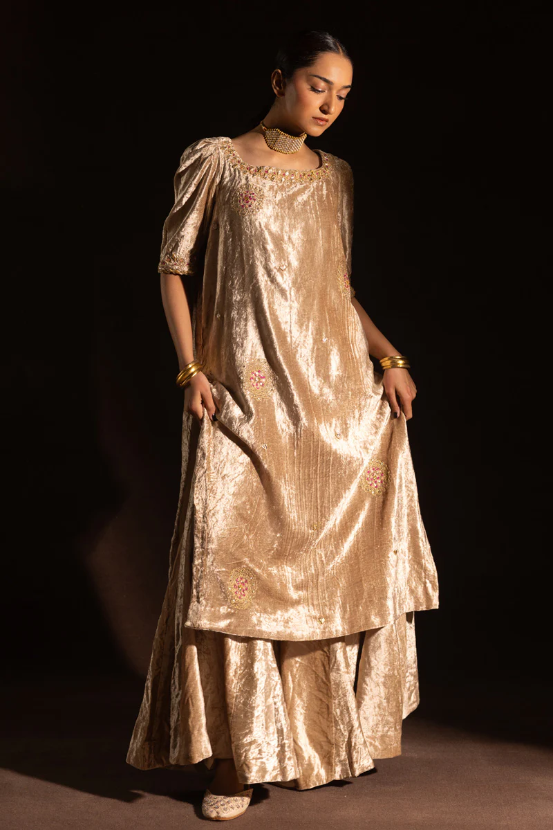 Zouq-e-Bahaar Gharara Set - Image 7