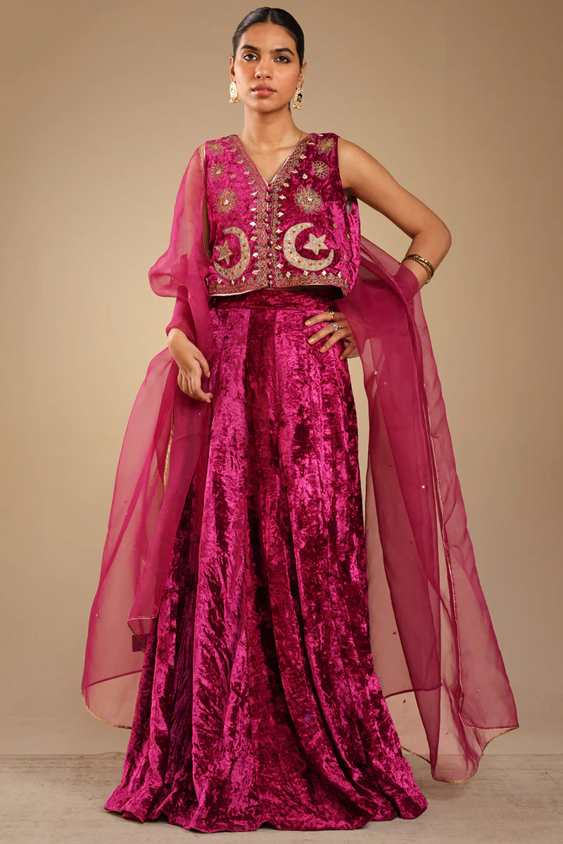Chand Tara Embroidered Set - Image 5