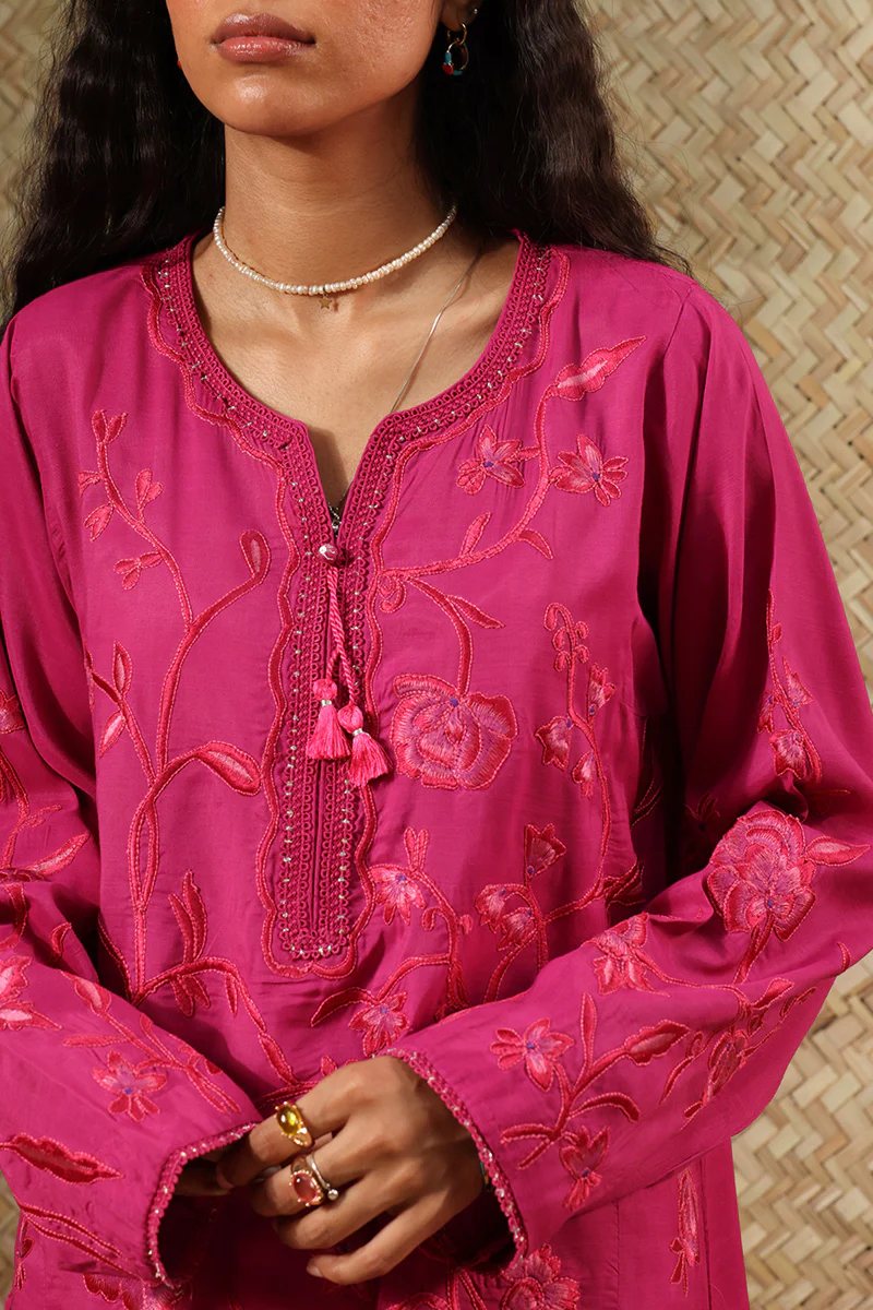 Embroidered 3-Piece Farshi Set - Image 2