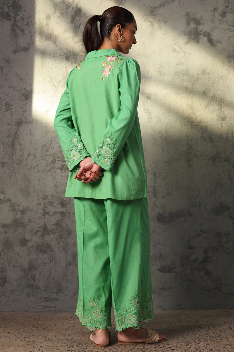 Oriental Florals Button Down Set - Image 6