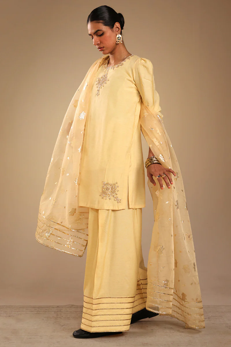 Gilded Polki Embroidered Set - Image 3