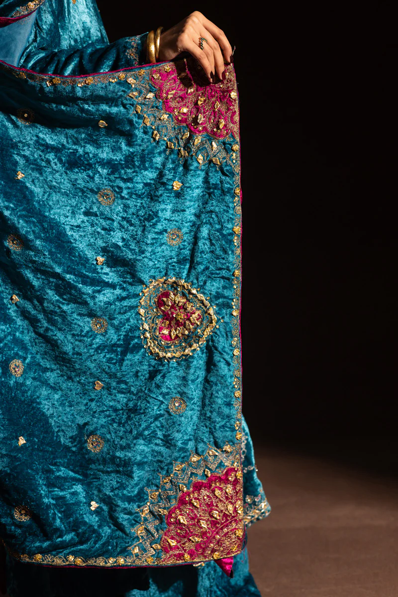 Regal Velvet Drape Shawl - Image 2
