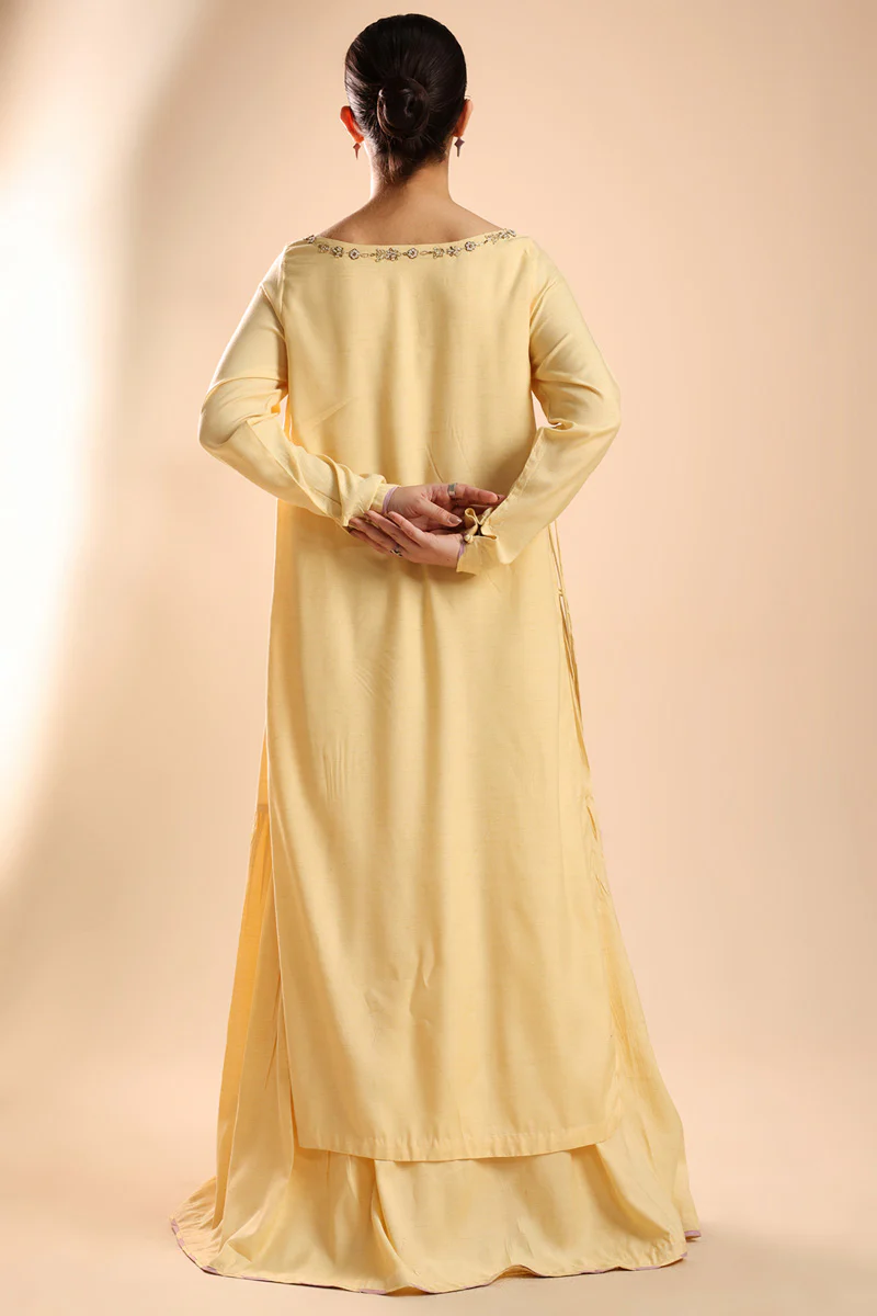 Embroidered Polki Layered Dress - Image 7
