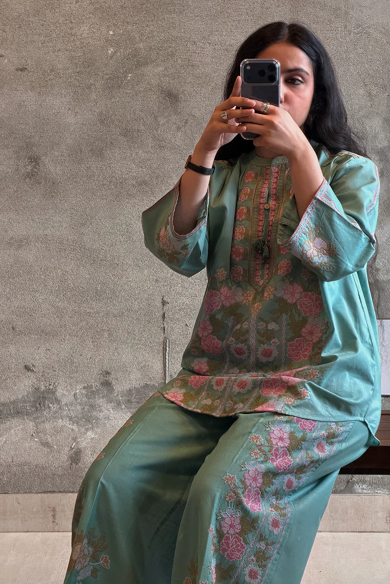 Pyari Paras Embroidered Set - Image 4