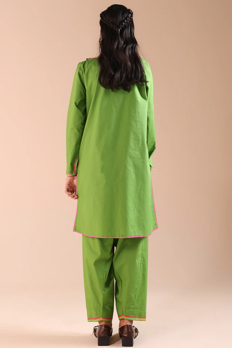 Chitrali Chogha Embroidered Set - Image 5