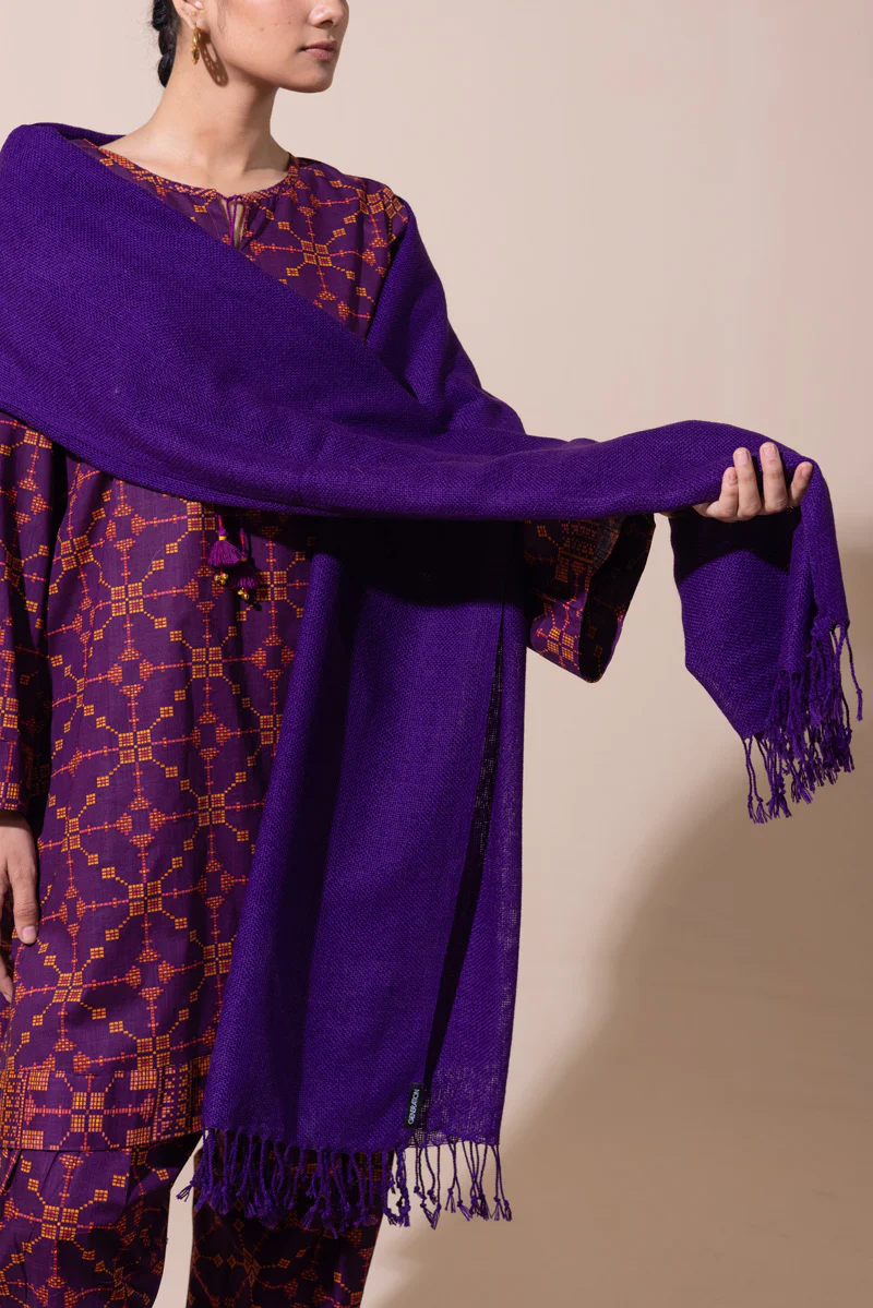 Rustic Woven Shawl - Image 6